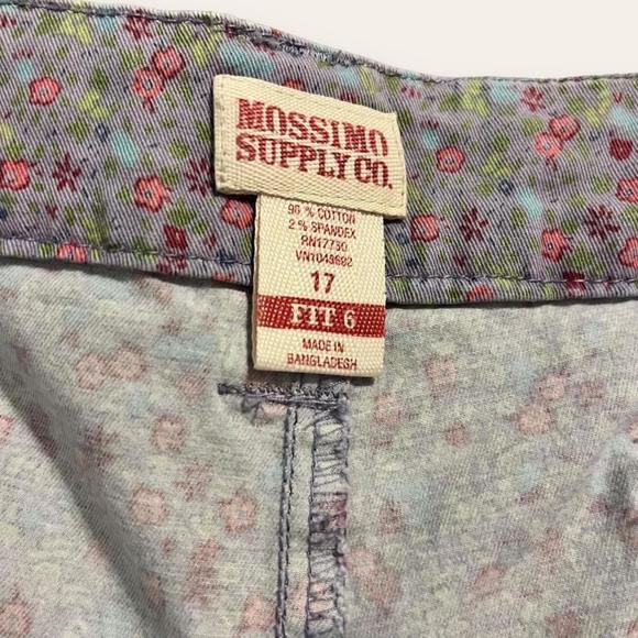 Y2K Floral Low Rise Shorts Mossimo Size 17 Cottagecore Granola 37” Waist - Picture 5 of 6